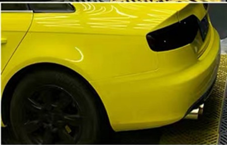 Фильма обруча автомобиля лоска отпуск воздуха желтого металлического Slidable анти- УЛЬТРАФИОЛЕТОВЫЙ