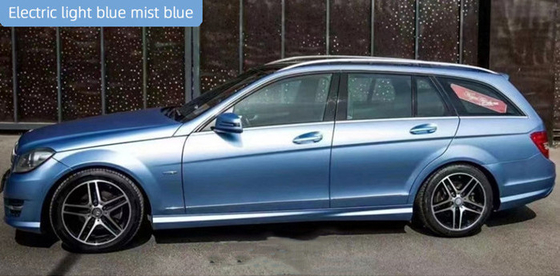Фильм обруча автомобиля металлического тумана Teal голубой не увядая отпуск воздуха