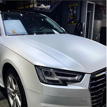 Отпуск воздуха фильма обруча автомобиля Electro Audi оптический металлический белый Slideable