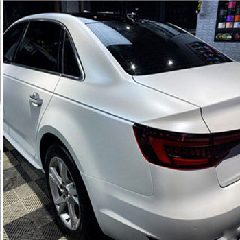 Отпуск воздуха фильма обруча автомобиля Electro Audi оптический металлический белый Slideable