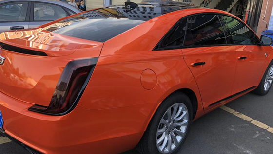 Обруч винила отпуска воздуха съемной слипчивой царапины обруча автомобиля огня лоска оранжевой устойчивый